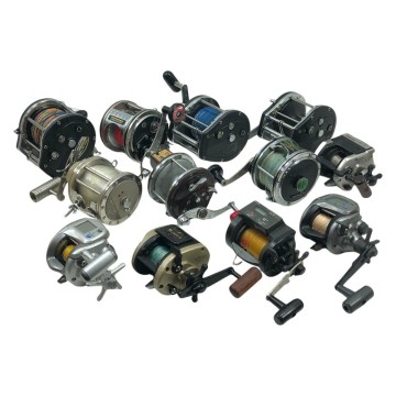 ΣΣ【1円スタート】 DAIWA ダイワ など 両軸リール 12個まとめ 全体的に状態が悪い