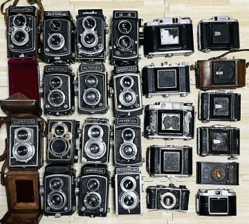♯二眼レフカメラ 蛇腹カメラ 25台 現状品 動作未確認 まとめ 1円スタート 