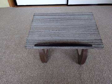 ★●◆三味線用譜面台　琴、三味線、小唄用の譜面台　本桐黒焼　譜面台　中古　比較的美品