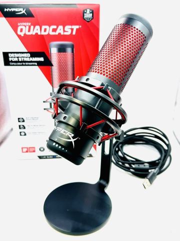 超美品HyperX マイク　QuadCast スタンドマイク　USB