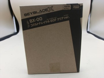 T【チ7-67】【60サイズ】▲未開封/ベイブレード X BX-00 ブースター コバルトドレイク4-60F クリアVer./※外箱傷み有