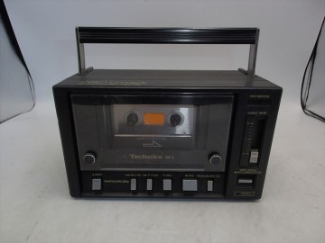 T【セ7-21】【60サイズ】▲Technics テクニクス/ステレオ カセットデッキ RS-M1/通電可/ジャンク扱い/※傷・汚れ有