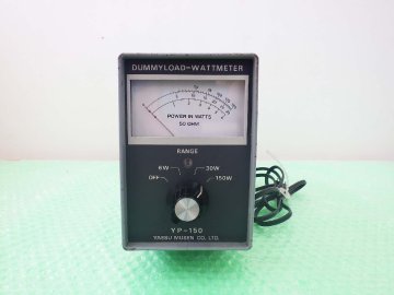 YP-150【YAESU】 1.8MHz～200MHz　ダミーロード内蔵　電力計（Max150W)　現状渡し品