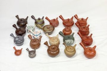 常滑焼 在銘 急須 まとめ 21点 俊山 玉光 昇龍 玉龍 他 茶道具 急須 茶器 中古現状