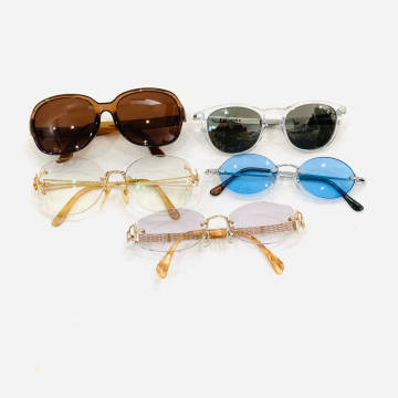 1円～★【5点】サングラス　まとめ　大量セット　GERS　マダムグレ　金張りフレーム　12KGF　アイウェア　Y507-198