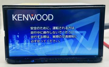 KENWOOD メモリーナビゲーション、モデル:MDV-D504BT 2016年地図、フルセグTV、Bluetooth、CD、DVD、シリアル番号 171X0253