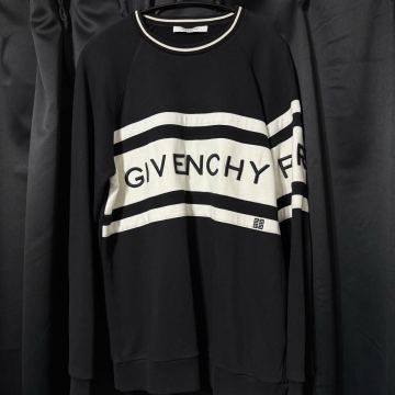 ★ 1円 ★ GIVENCHY ジバンシイ ジバンシィ スウェット トレーナー パーカー Tシャツ シャツ デストロイ ピアス バッグ ネクタイ 長袖 黒