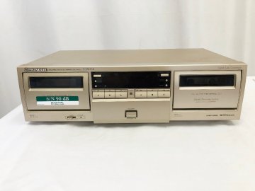 現状品 Pioneer ツイン録再ダブルリバースデッキ T-WD5R パイオニア カセットデッキ 音楽 機器 / 名古屋発7-34△