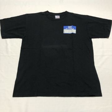 EMINEM エミネム Tシャツ ラップ ヒップホップ 2000年 vintage ヴィンテージ バンド ロック T シングルステッチ L 黒 古着 ブラック