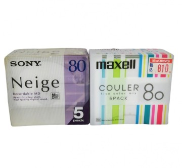 未開封 まとめ 10本 録音用MD SONY Nrige 80 maxell 80 0815-043