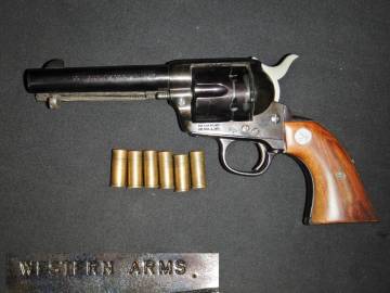 WA ウェスタンアームズ COLT SAA45シビリアン 木グリ木製グリップ カート付 (モデルガンコルトシングルアクションアーミーＳＡＡ４５