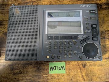 SONY ソニー ICF-SW77 AM FM SW BCLラジオ ワールドバンドラジオ 通電のみ確認【MT1231】