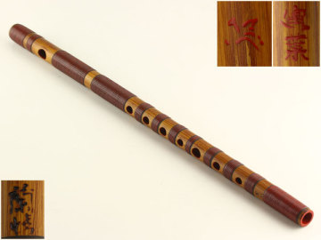 日本美術　蘭情銘　竹造　篠笛　時代和楽器　H0512