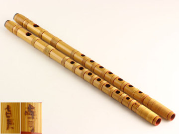 日本美術　喜月銘　竹造　篠笛　2点　時代和楽器　H0513