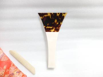 メーカー詳細不明　べっ甲/鼈甲？　撥バチ　USED難有ジャンク品　