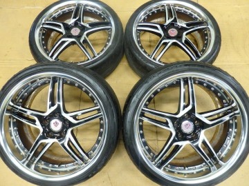 深リム WORK デュランダルDD5.2 セルシオ クラウン フーガ シーマ マークX アルファード ヴェルファイア レクサスGSISRC 8.5J9.5J 高級希少