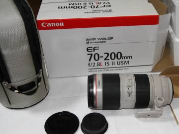 【Extender EF1.4×III付】Canon EF 70-200mm f2.8L IS II USM キヤノン 望遠(yuǎn)ズームレンズ 箱付き AF 説明書 動(dòng)作確認(rèn)済 エクステンダー
