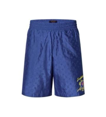 【新品同様品】LOUISVUITTON ルイヴィトン × 草間彌生 LV×YK スイムショーツ スイムウェア ハーフパンツ モノグラム ブルー 1AB79T