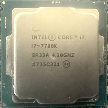 INTEL CORE i7 i-7700K 4.20GHZ 中古！