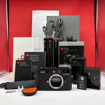 □05 整備品 Leica M9 ブラック CCD交換済/未対策 レンジファインダー デジタルカメラ ボディ バッテリー 元箱 付属品 動作確認済 ライカ