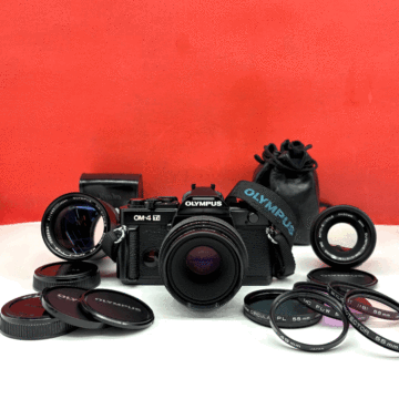 #13 防湿庫保管品 OLYMPUS OM-4 Ti OM-SYSTEM AUTO-MACRO 50mm F2 AUTO-T 2.8 135mm AUTO-S 1.8 50mm ボディ レンズ 動作確認済 オリンパス