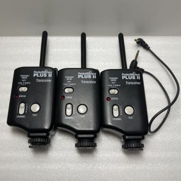 PocketWizard PLUS II x 3個セット ポケットウィザード 外付けフラッシュ ストロボ 遠隔操作 