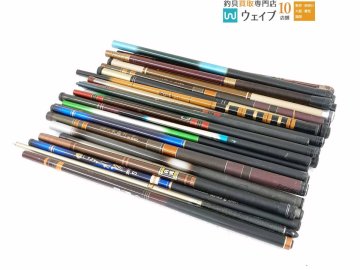 ソルフィエスタ 二代目 翠祥 硬調 360 など 小継 渓流竿 など 大量セット ジャンク品
