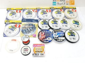 クレハ 船ハリス シーガーBIG、デュエル HDカーボン 船ハリス、サンライン トルネード 船ハリス 等 計 18点セット