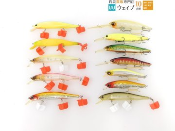 エバーグリーン サイドステップ ジャークベイト・エバーグリーン MODE フェイス 等計12個中古