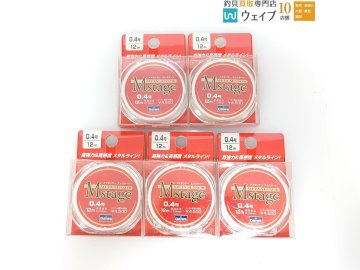 ダイワ メタセンサー エムステージ 0.4号 12m 計5点セット 未使用品