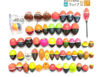 キザクラ NF ベーシック M-1、ツリケン カーボン ドングリ・小山円錐 SP、阿波スペシャル 等 どんぐりウキ 浮子 計50点程度