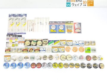 がまかつ 鮎 天井糸、ダイワ スペクトロン あゆ、バリバス スーパーあゆ・天上糸 他 計82点セット