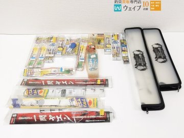 ヤマシタ ササメ ダイワ タクティクスエンジョイ 等 ヤエン イカ仕掛け ヤエンケース 計20点未使用＆中古