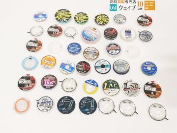 クレハ シーガー グランドマックス 24lb クレハ シーガー プレミアムマックス 1.75号 等 リーダー ハリス 計39点 中古
