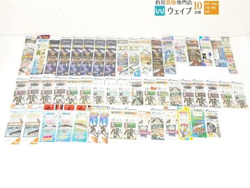 ささめ アジ サバ フラッシュグロー二筋・ハヤブサ 伊勢湾仕様 ショート吹き流し・リアルアミエビ 他 計51点 仕掛けセット