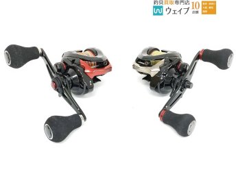 シマノ 20 ゲンプウ XT 150 右・シマノ 炎月 BB 101PG 左 計2点 中古 船リールセット