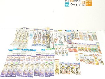 ハヤブサ 船極 ガジラ メバル 胴突3本鈎2セット・マルフジ カサゴ ガジラ 胴突仕掛・ヤマシタ 船胴突 メバル 他 計54点 仕掛け