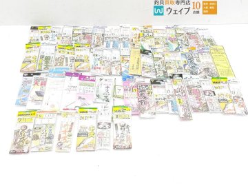 がまかつ 船釣キス、ヤマシタ 船胴突仕掛キス、ささめ キス・カレイ天秤、オーナーばり 胴突船キス 等 計55点程度