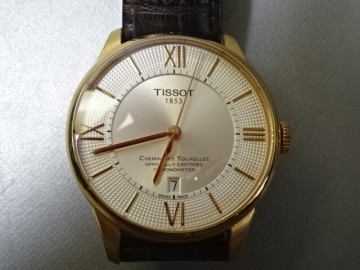 【雑貨】ＴＩＳＳＯＴ　CHEMIN DES TOURELLES CHRONOMETER　稼働品