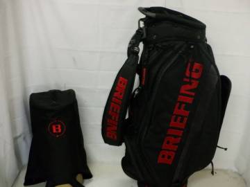 BRIEFING CR-5 ブリーフィング 9.0型 アスリートスタッフ★中古/美品★(BKxRED)ゴルフ キャディバック