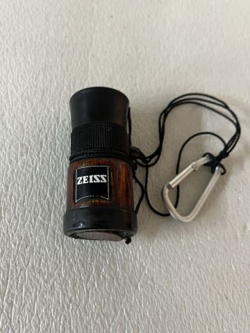 ZEIZZ ツァイス 単眼鏡 3×12 B カールツァイス ウッド調 オシャレ アンティーク ヴィンテージ 小型 現状品