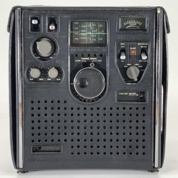ソニー ICF-5800 スカイセンサー BCL ラジオ AM/FM 5BAND RECEIVER SONY Sky sensor カバー付き 通電受信確認済