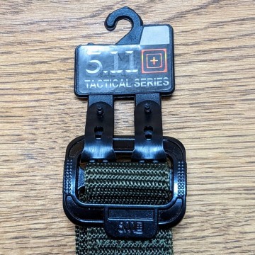 【1円〜未使用新品】5.11 Tactical(ファイブイレブンタクティカル)/ナイロンベルト メタルバックル ミリタリーグリーン 3.8x115cm 3005