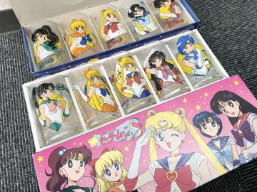 77 セーラームーン　グラス　ヴィンテージ　アニメ　