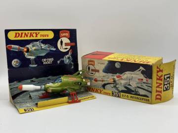 1円 DINKY TOYS 351 U.F.O INTERCEPTOR S.H.A.D.O 謎の円盤 UFO ディンキー トイズ インターセプター シャドー ビンテージ 英国製 ホビー
