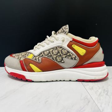 1円〜【入手困難品】Salvatore Ferragamo フェラガモ スニーカー ガンチーニ レザー ファブリック メンズ 靴 シューズ 27.5相当 9 1/2
