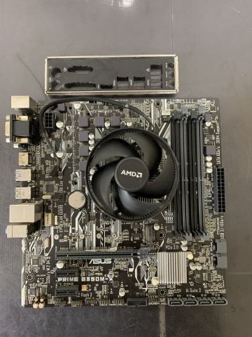 APC126.AMD RYZEN 5 2600. ASUS PRIME.8350M-A. マザーボード.ジャンク.