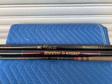 1円スタート / / 希少品 釣竿 3本セット Shimano / Daiwa 渓流竿・へら竿 HI-POWER / Amorphous WHISKER 等