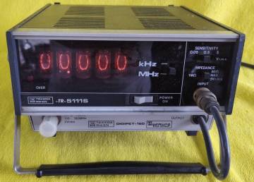 タケダ理研 ニキシー管周波数カウンター TR-5111S With DEGIPET-160