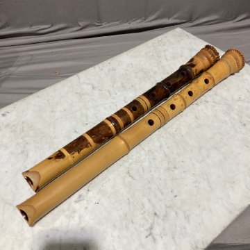 【C】精翠 尺八 篁山調 都山流 2本 190860